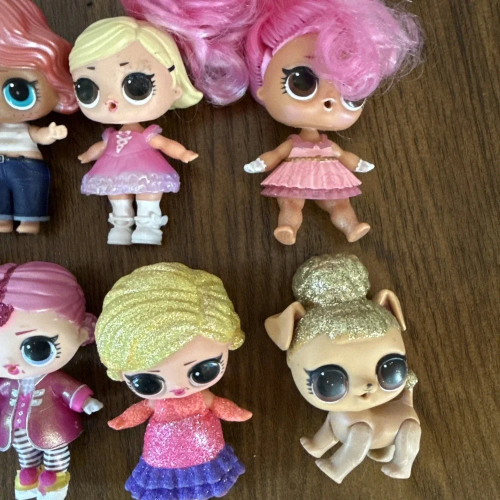 MGA LOL Surprise Doll Mini Fashion Dolls Lot of 9 Girls 1 Dog 3